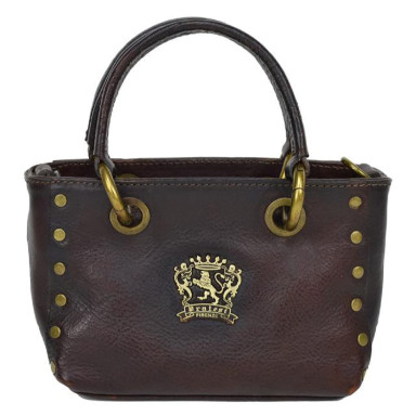 Pratesi BCF158 - Bagnone Lady Bag in cowhide leather Bruce Coffee