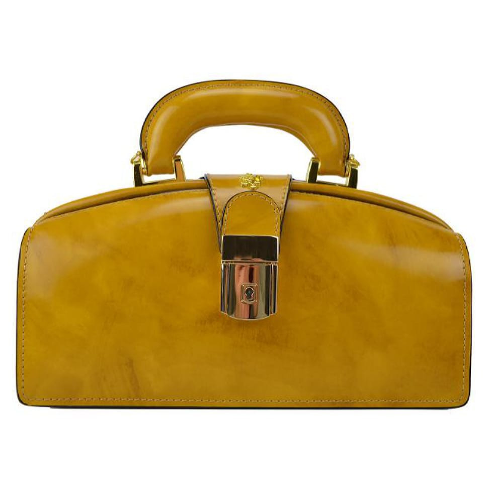Pratesi RSE120/N - Lady Brunelleschi Bag in cow leather Radica Mustard