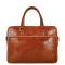 Кожаная сумка-портфель для ноутбука - Orlando - коньячно-коричневый цвет - Time Resistance 5242001