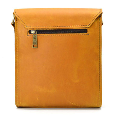 Leather tablet shoulder bag Rcam-3027-4lx brand TARWA sand color
