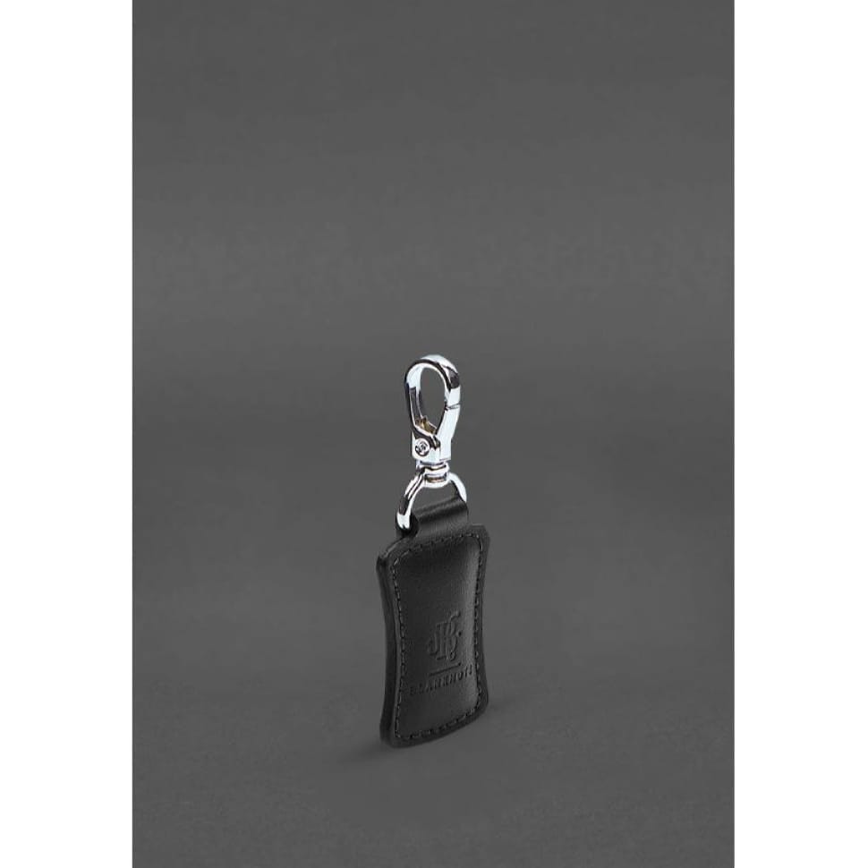 Шкіряний брелок Premium Чорний