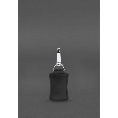 Кожаный брелок Premium Черный