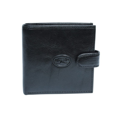 Leather wallet Italico 1256 nero black