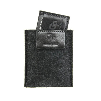 Cardholder Grande Pelle 300610 black smooth leather