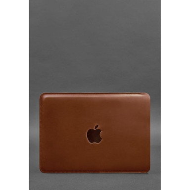 13" MacBook Leather Case Light Brown Crazy Horse