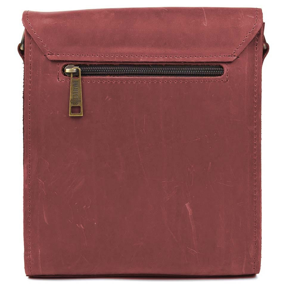 Men's leather shoulder bag RW-30272-3md TARWA crazy horse marsala