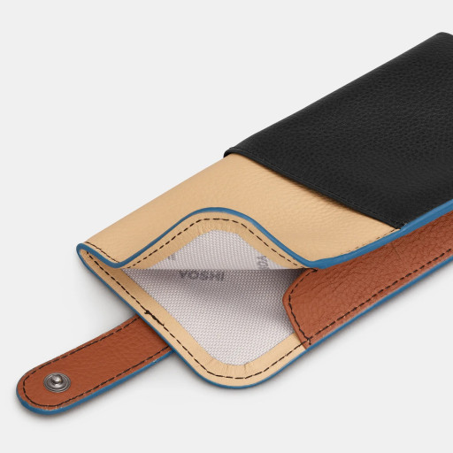 Шкіряний чохол для окулярів Yoshi Y4309 CB (Rustic Multicolor)