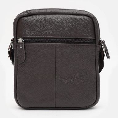 Men's leather bag Keizer K13646br-brown