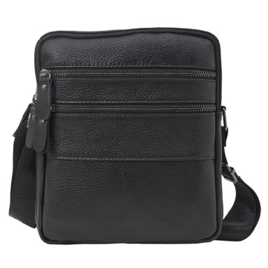 Барсетка м'яка шкіряна BUFFALO BAGS M6076A чорна