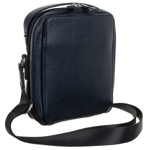 Барсетка м'яка шкіряна BOND 1447-1170 синя