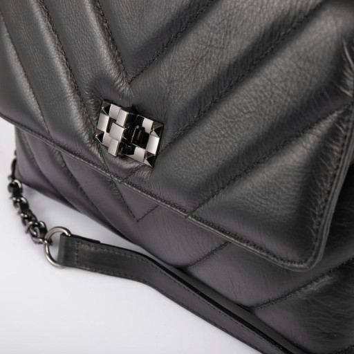 Шкіряна сумка Virginia Conti (Італія) - VC02714black