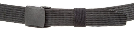 Щільний текстильний чоловічий ремінь Vintage 20227 Чорний