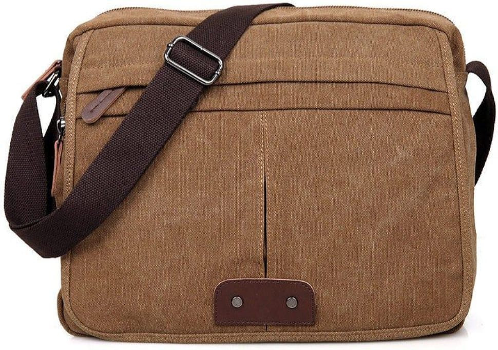 Men's bag Vintage 14445 textile Brown