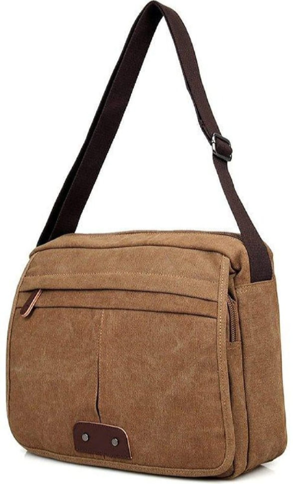 Men's bag Vintage 14445 textile Brown