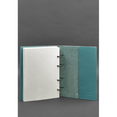 Leather Loop Notebook 9.0 with Turquoise Hard Cover