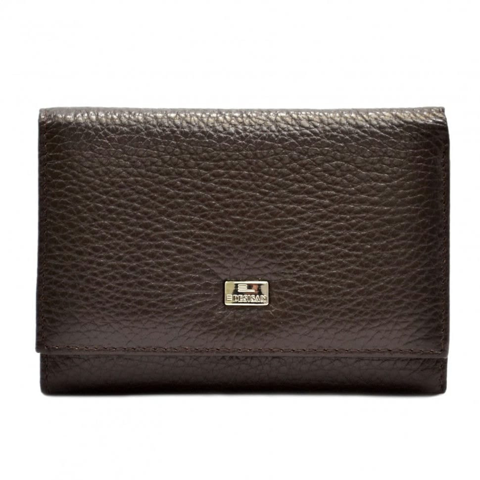 Гаманець жіночий шкіряний Desisan 305-9 коричневий флотар