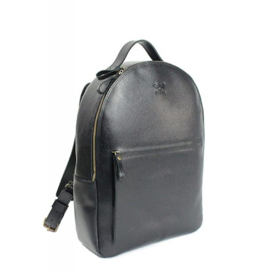 Groove L Leather Backpack Black Saffiano