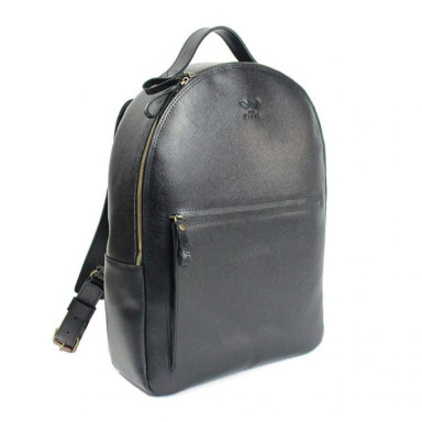 Groove L Leather Backpack Black Saffiano
