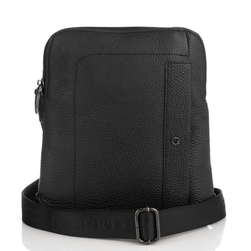 Барсетка м'яка шкіряна GIORGIO FERRETTI GF201850065-1 чорна