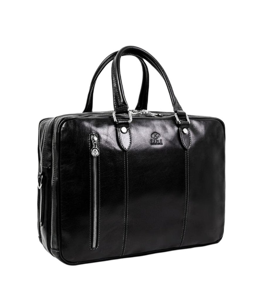 Женская кожаная сумка-трансформер рюкзак - A Farewell to Arms - Черный цвет - Time Resistance 5232801W