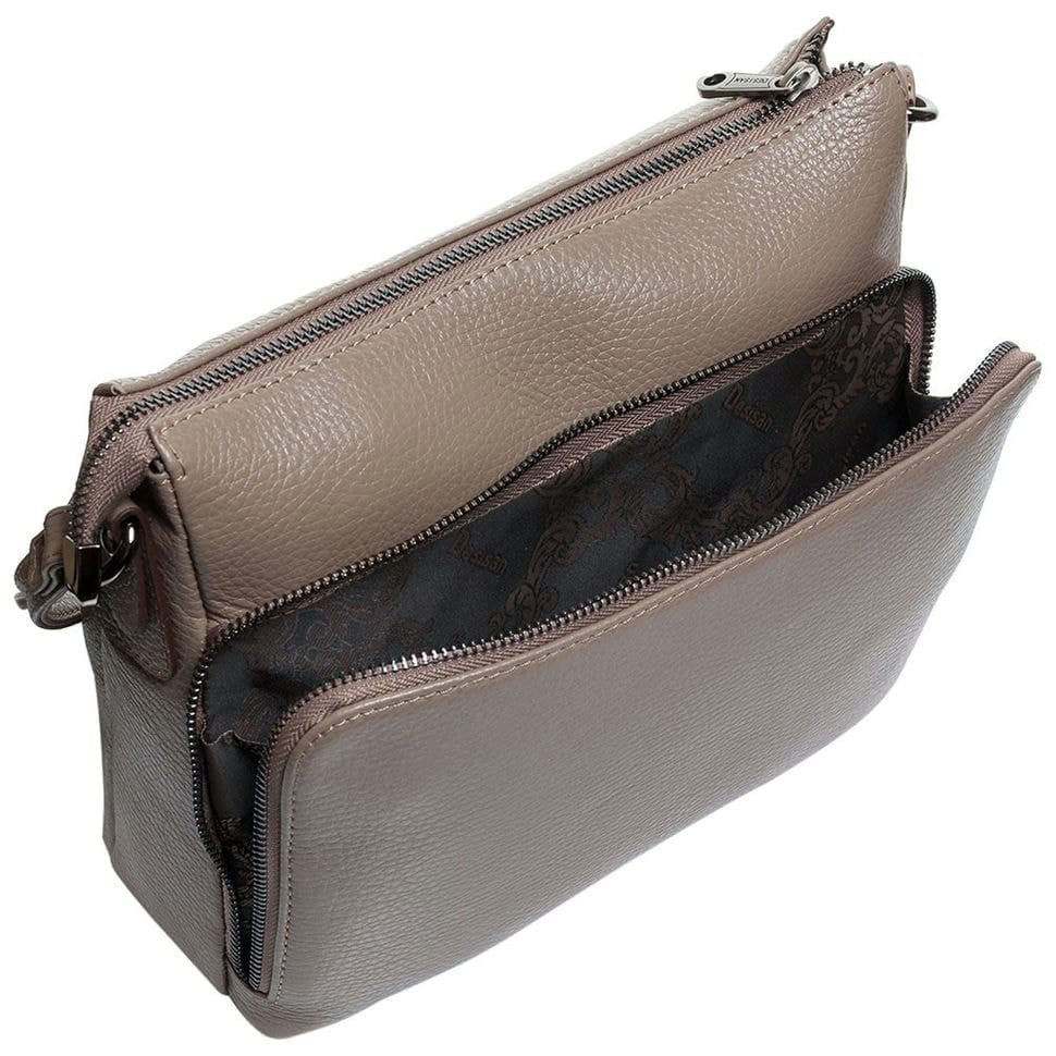 Сумка жіноча шкіряна Desisan 3015-283 бежевий флотар