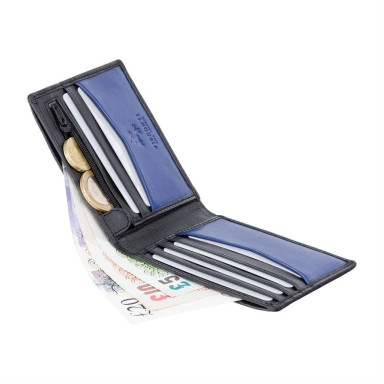 Гаманець чоловічий Visconti VSL20 Sword c RFID (Black Cobalt)