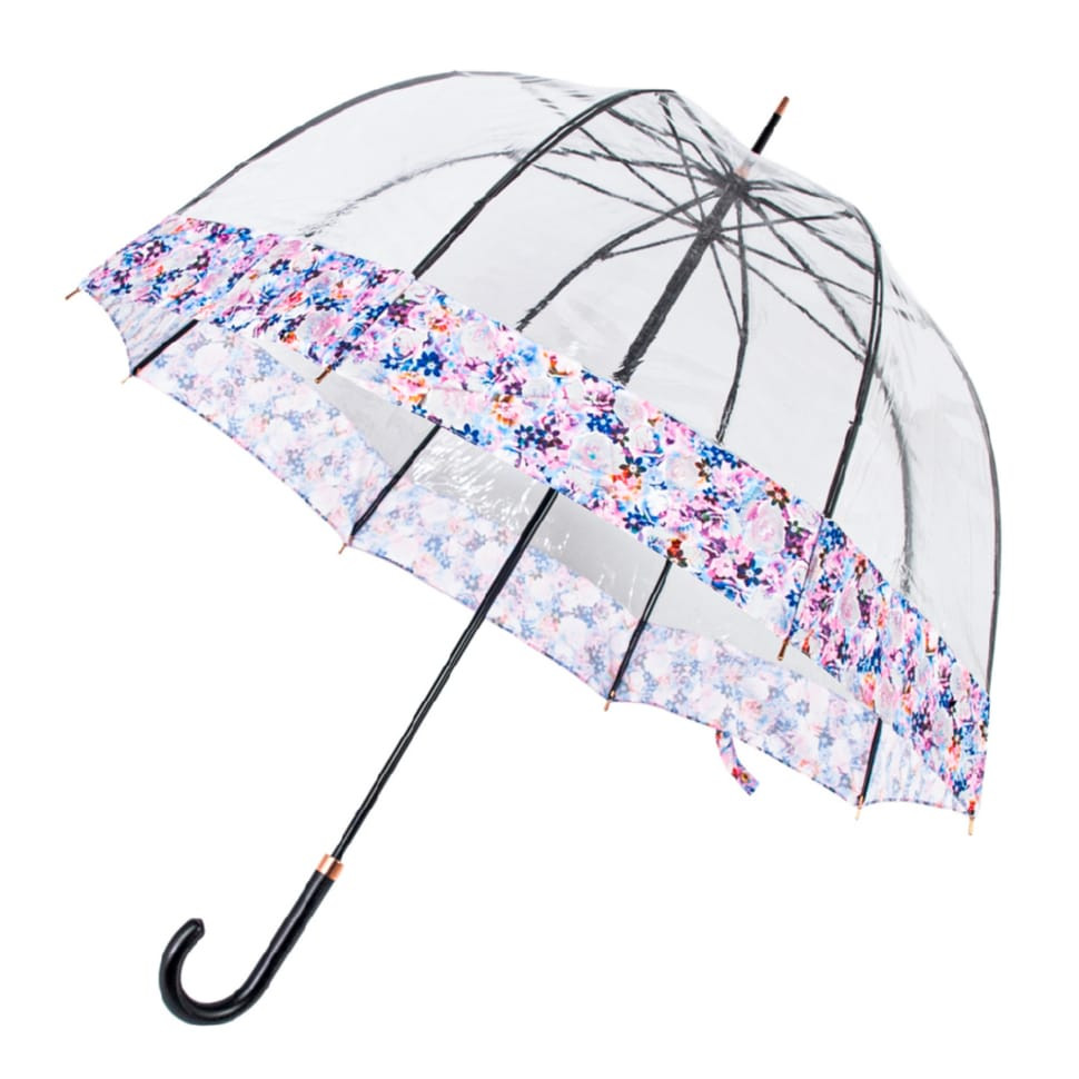 Парасолька-тростина жіноча Fulton L866 Birdcage-2 Luxe Digital Blossom (Цветок)