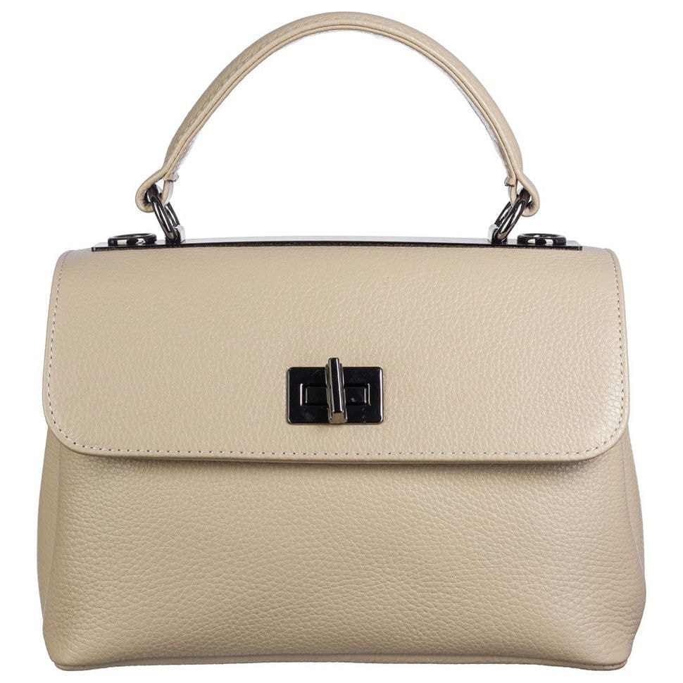 Сумка жіноча шкіряна Desisan 2047-283 бежевий флотар