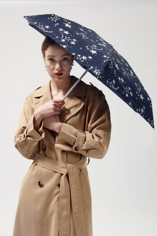 Парасолька жіноча Fulton L501 Tiny-2 Night Sky (Нічне небо)