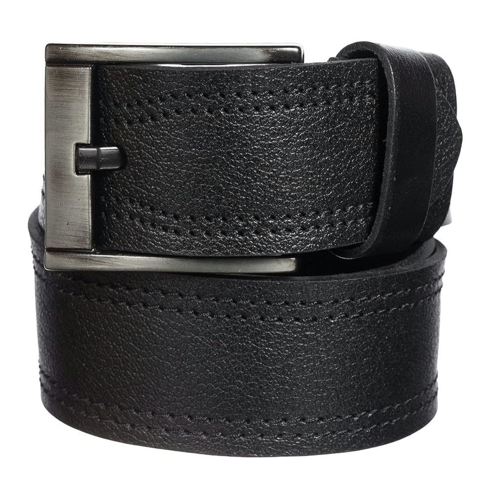 Ремінь шкіряний YSK джинсовий 5 см 872-1 чорний