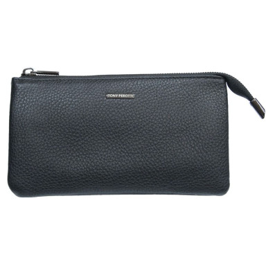Leather wallet Newcontatto 2651 nero black