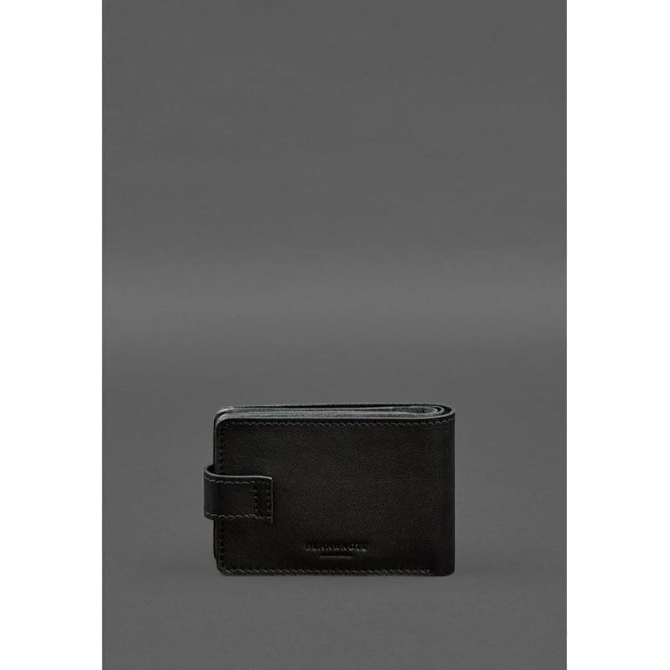 Leather wallet-cover for combat participant ID (UCD) Black