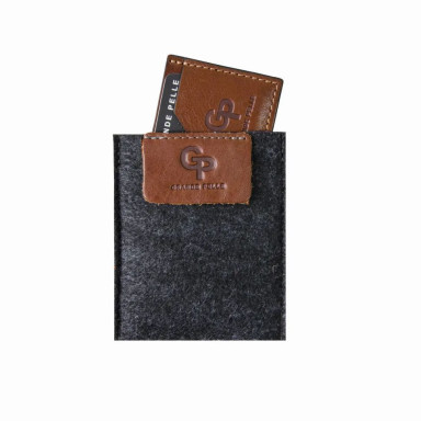 Cardholder Grande Pelle 300623 terracotta leather smooth