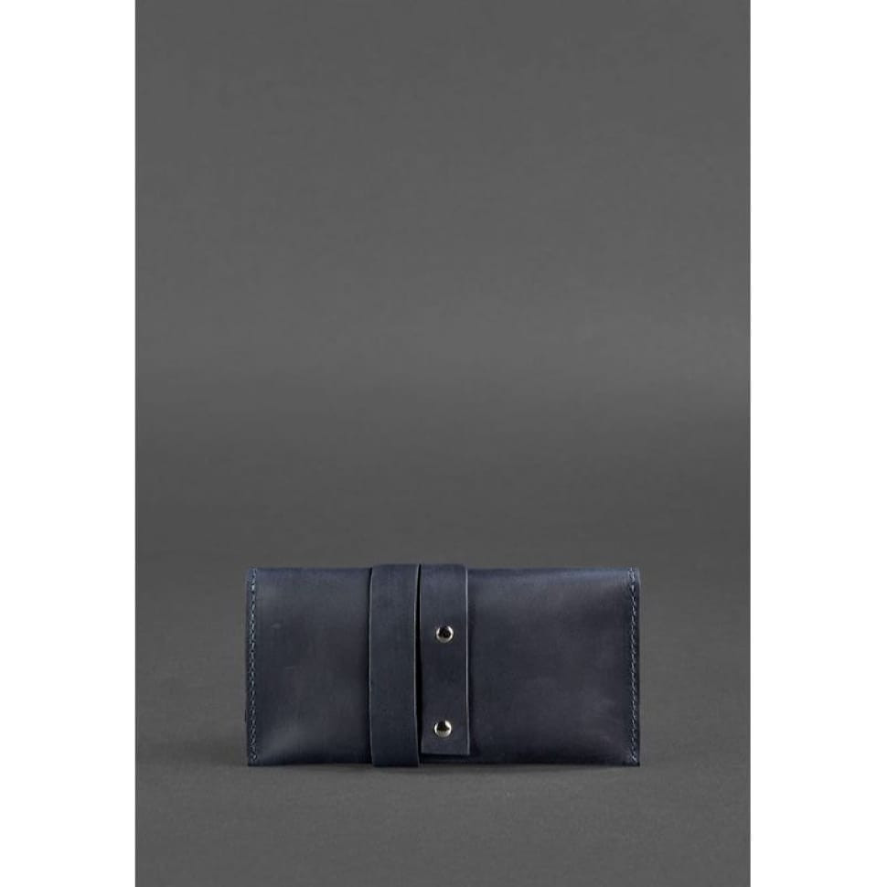 Шкіряний кисет для тютюну 1.0 синій