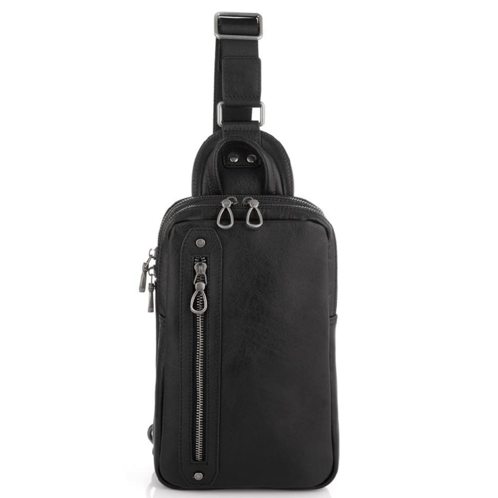 Сумка-слінг чоловіча шкіряна Tiding Bag 9801A