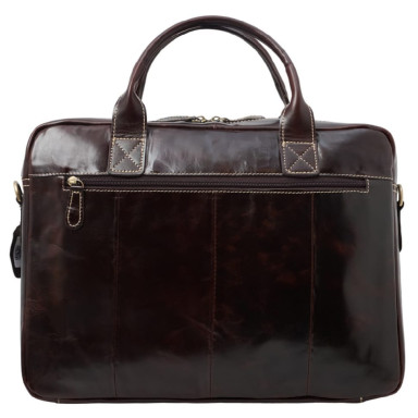Портфель мягкий кожаный BUFFALO BAGS M7212C коричневый