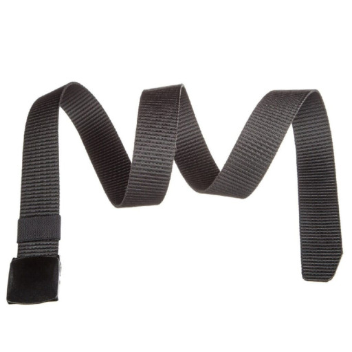 Стильний текстильний чоловічий ремінь Vintage 20228 Чорний