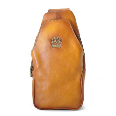 Pratesi BCO340 - Backpack San Quirico d'Orcia in cow leather Bruce Cognac