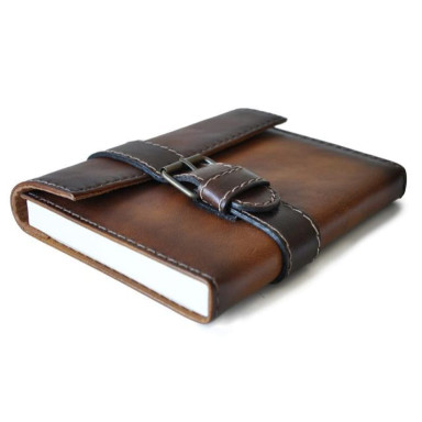 Pratesi BMA443 - Block Notes Holder 443 in cow leather Bruce Brown