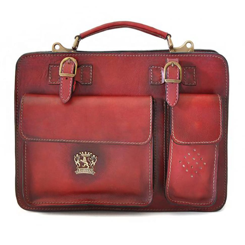 Pratesi BCH466/34 - Business Bag Milano Medium в шкіряній шкірі Bruce Chianti