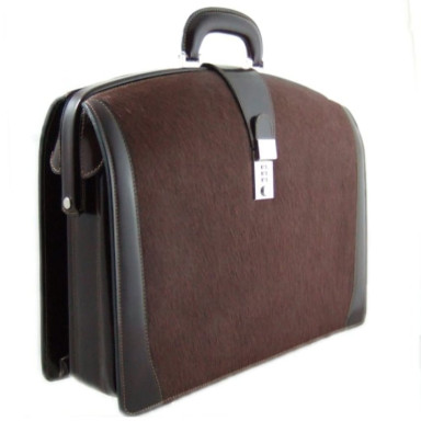 Pratesi C120/B            CF - Brunelleschi Bold Cavallino Briefcase for Laptop in real leather Cavallino Coffee