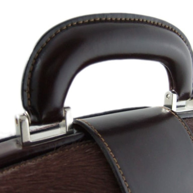 Pratesi C120/B            CF - Brunelleschi Bold Cavallino Briefcase for Laptop in real leather Cavallino Coffee