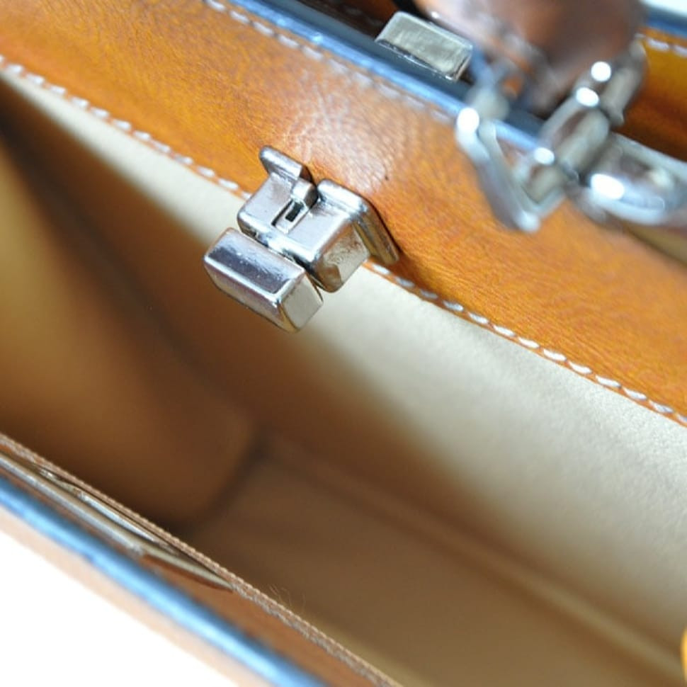 Pratesi BCF150/26 - Lady Bag Anna Maria Luisa de' Medici Small in cow leather Bruce Coffee