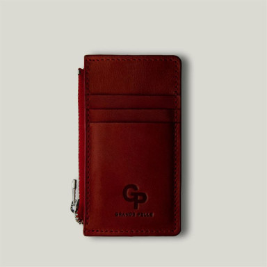 CardCase Topolino, red matt Grande Pelle