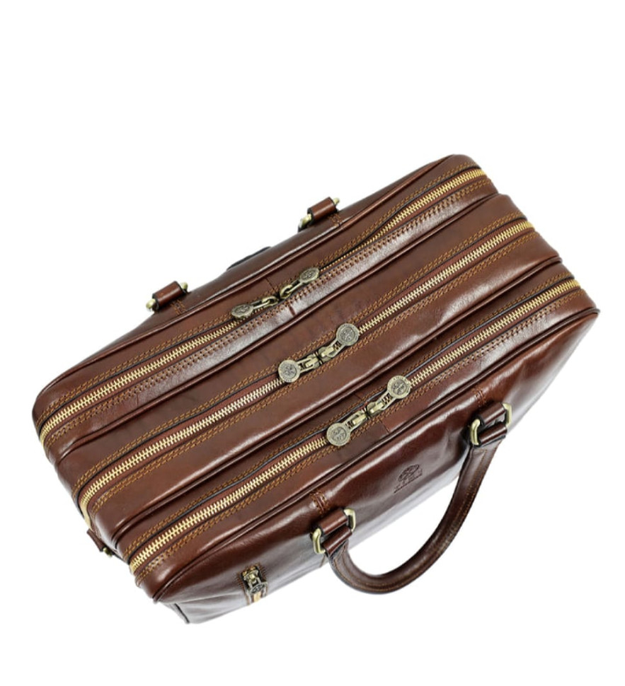 Женская кожаная сумка-трансформер рюкзак - A Farewell to Arms - Коричневый цвет - Time Resistance 5224501W