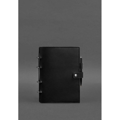 Leather notepad with dated block (Softbook) 9.1 black