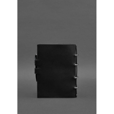 Leather notepad with dated block (Softbook) 9.1 black