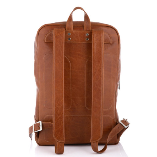 Шкіряний рюкзак світло-коричневого кольору Newery N1023GCR