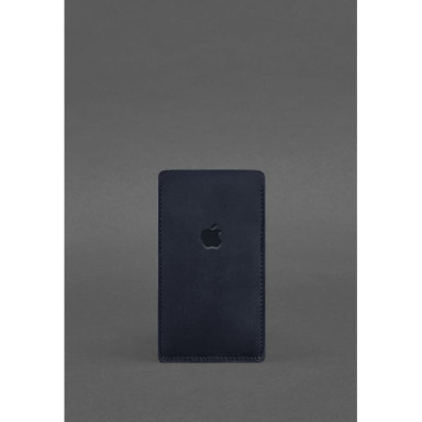 Кожаный чехол для iPhone 11 Синий Crazy Horse