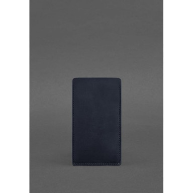 Кожаный чехол для iPhone 11 Синий Crazy Horse